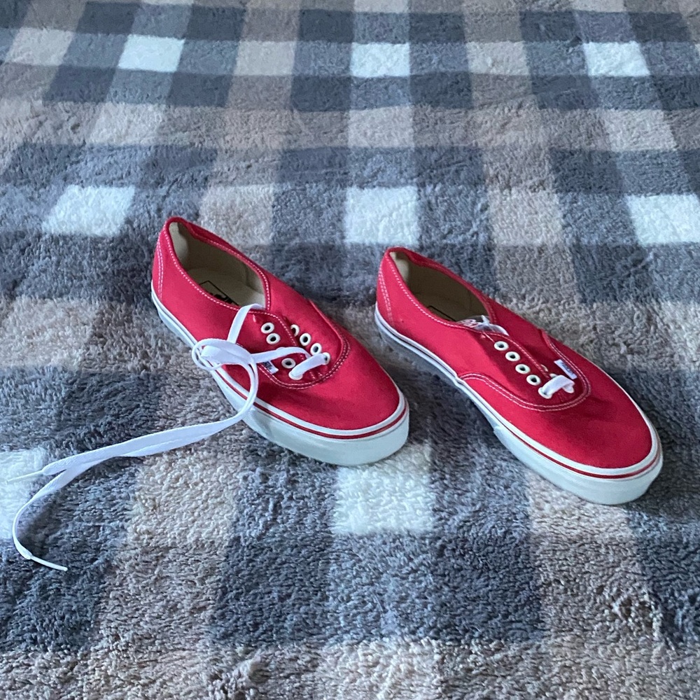 Red Vans - Picture 2 of 3